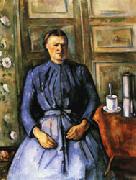 Paul Cezanne Woman with Coffee Pot